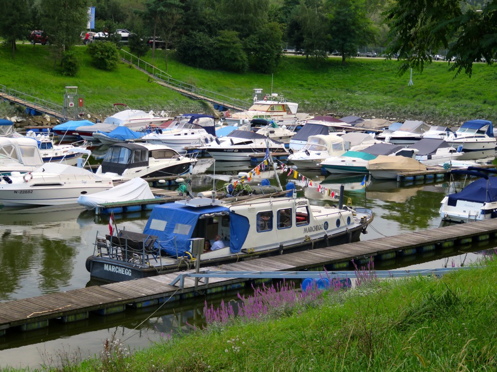 Verabschiedung im Hafen Luberegg