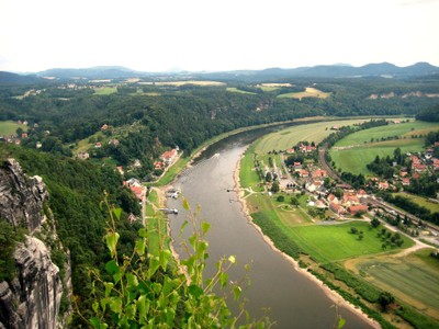 Blick auf die Elbe