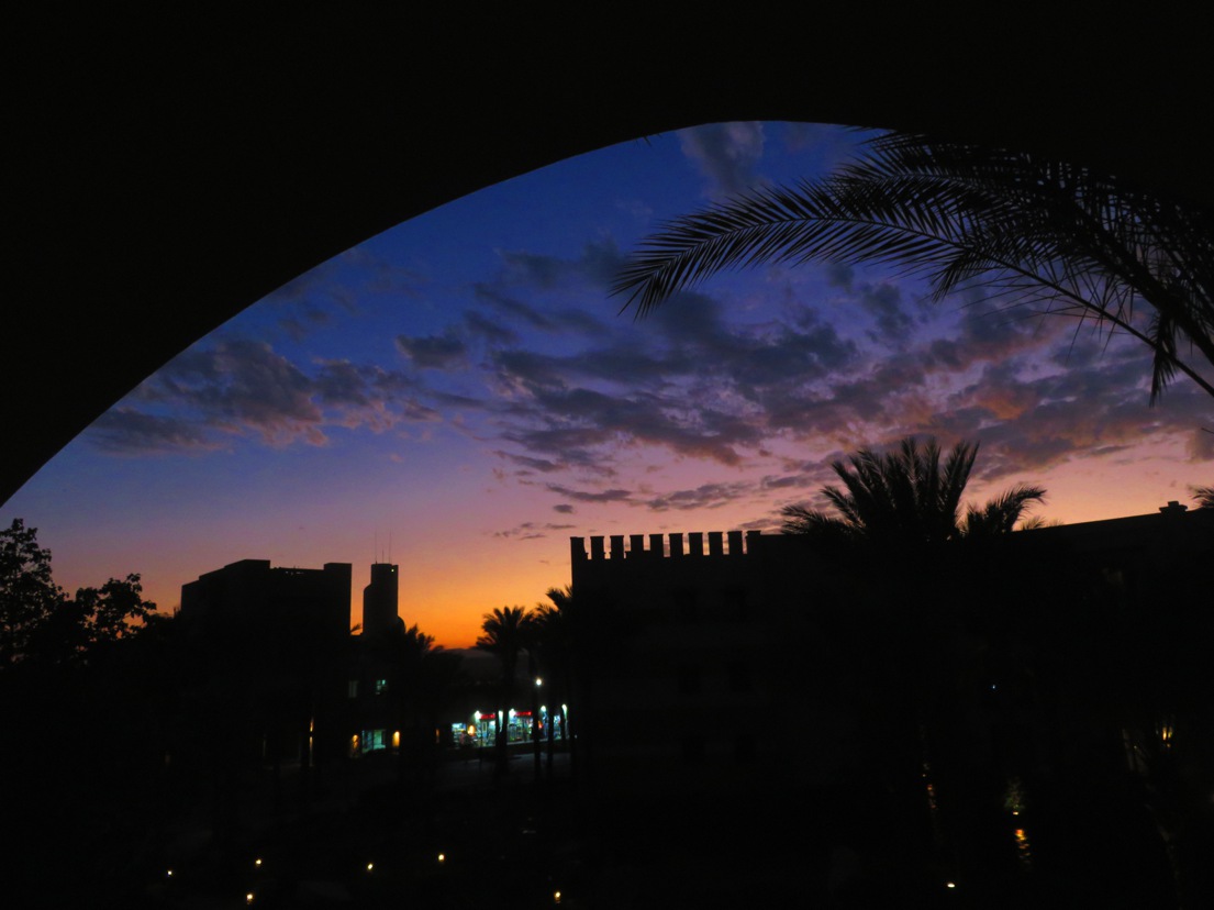 Ausblick vom Balkon